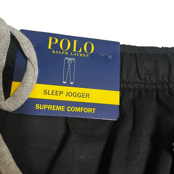 Polo Ralph Lauren Cotton-Blend-Jersey Pajama Pant Navy/Andover Heather/Red Sz XL - Picture 3 of 6